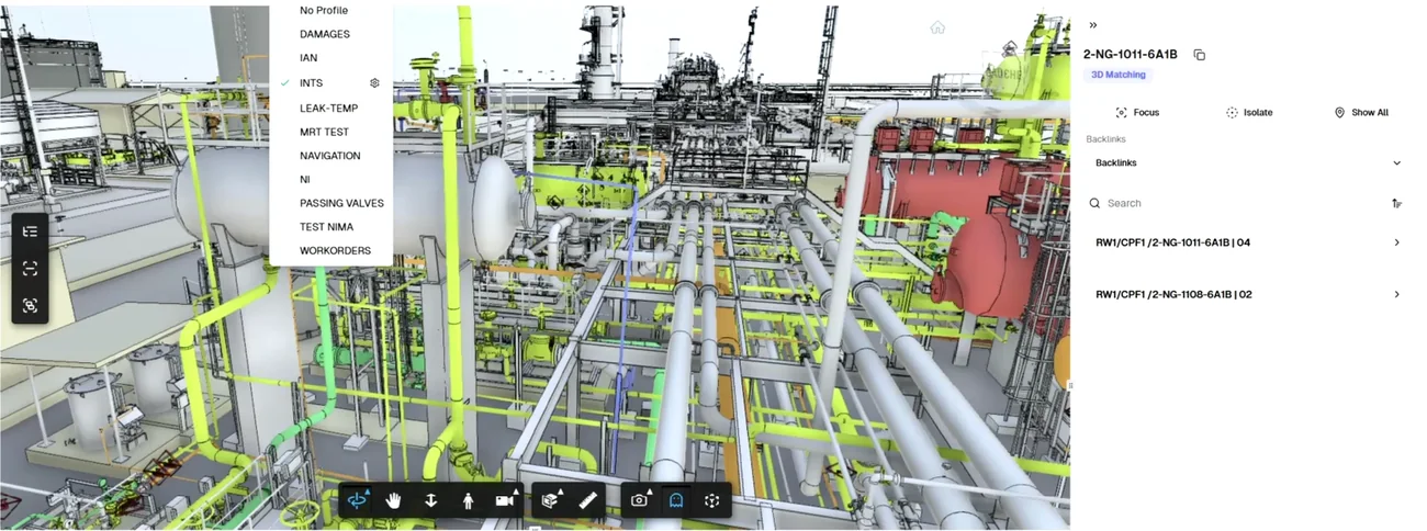 LENS 3D navigation